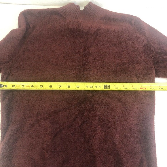 Nomadic Traders chenille sweater ultra soft burgundy womens medium 1h - Picture 4 of 7